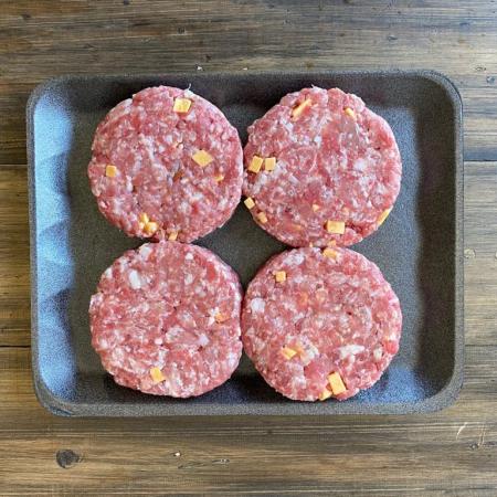 Beef Cheese Patties 4 Pack