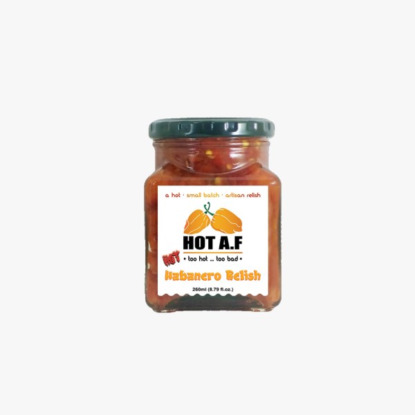 Hot A.F Habanero Relish Red